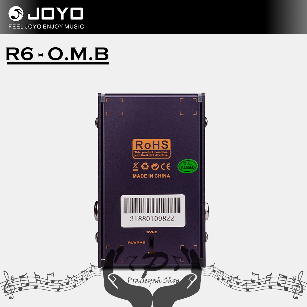 Joyo R06 OMB Pedal Efek Gitar Looper Original R-06 Looping