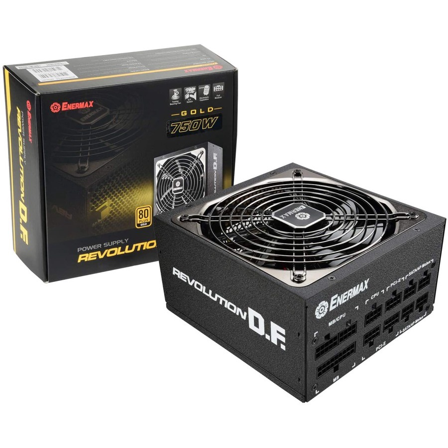 PSU ENERMAX REVOLUTION D.F. 750W 80+ GOLD FULLY MODULAR ERF750EWT