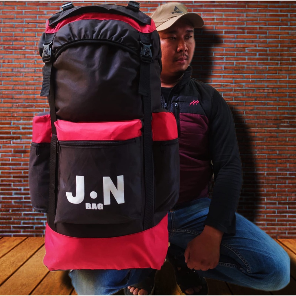 Ransel Kemping JN 80 L ( HARGA GROSIR ) Tas Super Besar Pria Wanita