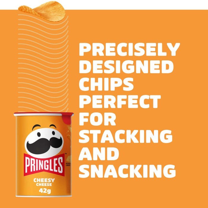 Pringles Cheesy CHEESE ( KEJU ) Keripik Kentang 42 gr - (HARGA 1 DUS)