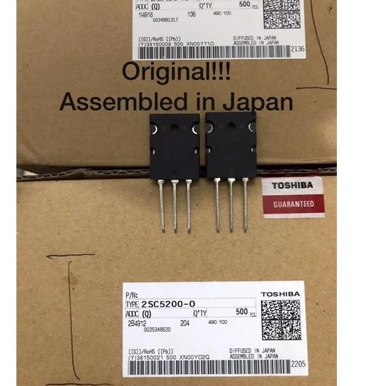 Import Terlaris Transistor Toshiba 2SA1943 2SC5200 / A1943 C5200 ORI JAPAN murah