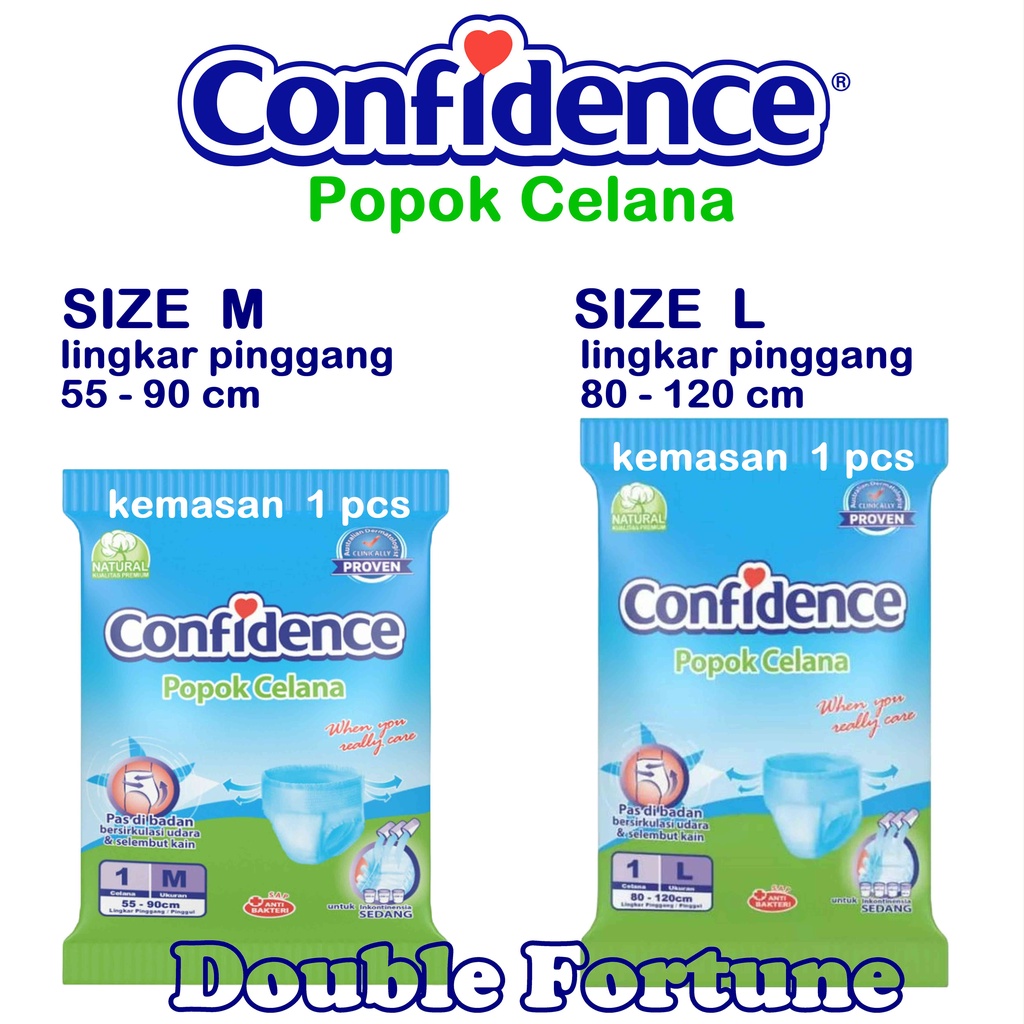 CONFIDENCE Popok Celana Dewasa Sachet 1 pcs