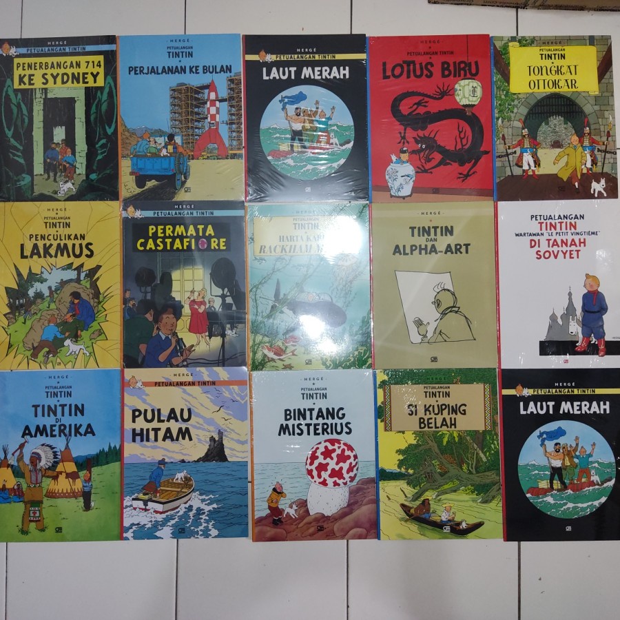 Petualangan Tintin - Pilih Judul (Original, Segel)