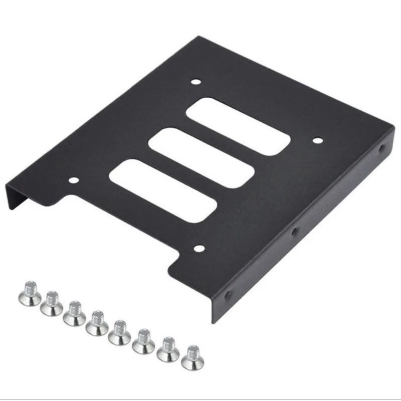 Hardisk laptop ke komputer bracket mounting HDD 2.5 to 3.5 SSD tatakan original Bogor