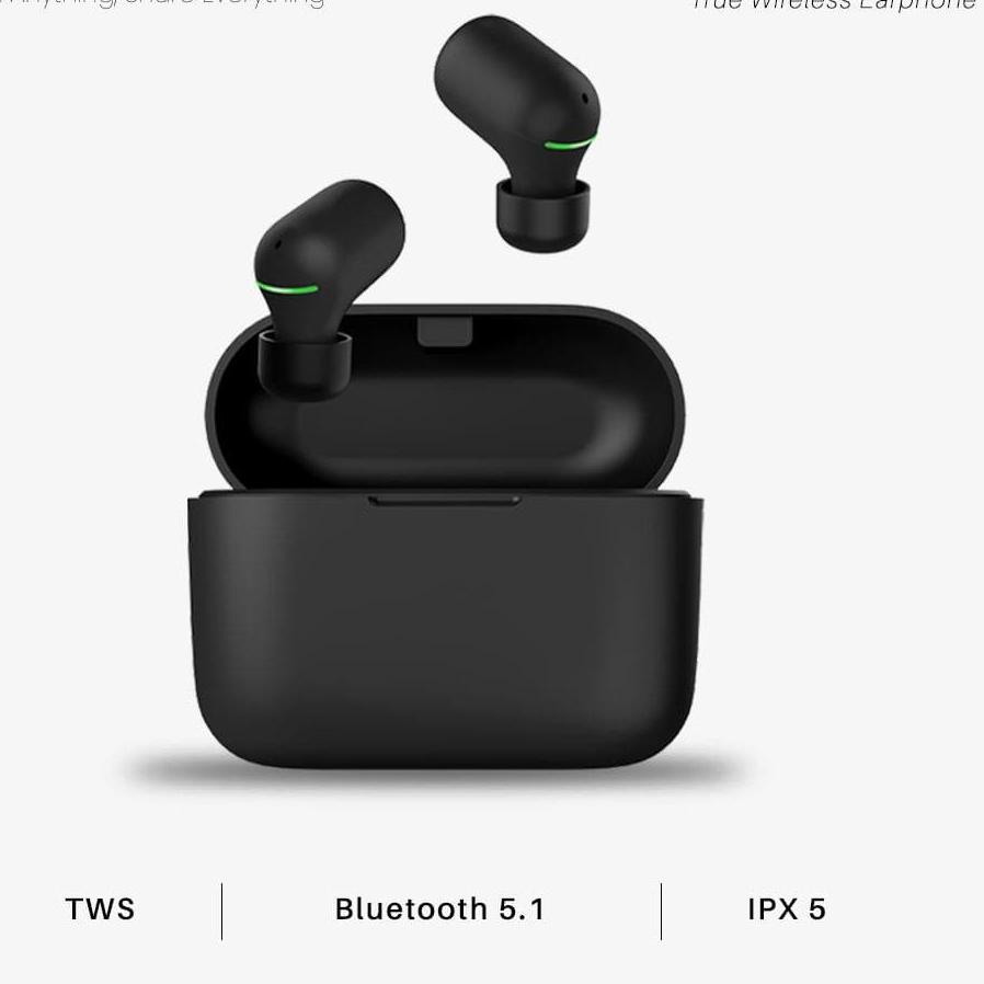 ✬ SOUNDTECH S16 TWS Wireless Earphone Bluetooth 5.1 Touch - Black ♧