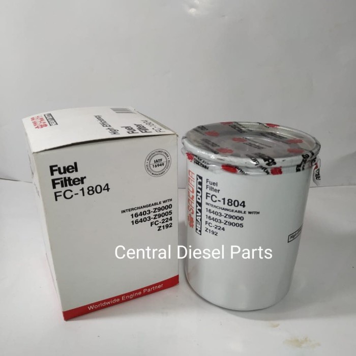 Filter Solar / Fuel Filter Atas Nissan Ck87 Fc-1804 Fc1804 Sakura Kode 315