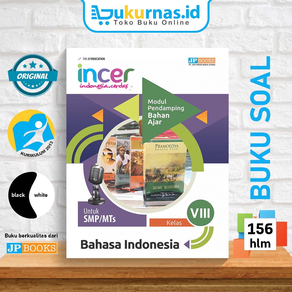 Buku Pendamping Bahasa Indonesia SMP Kelas 8 LKS Incer