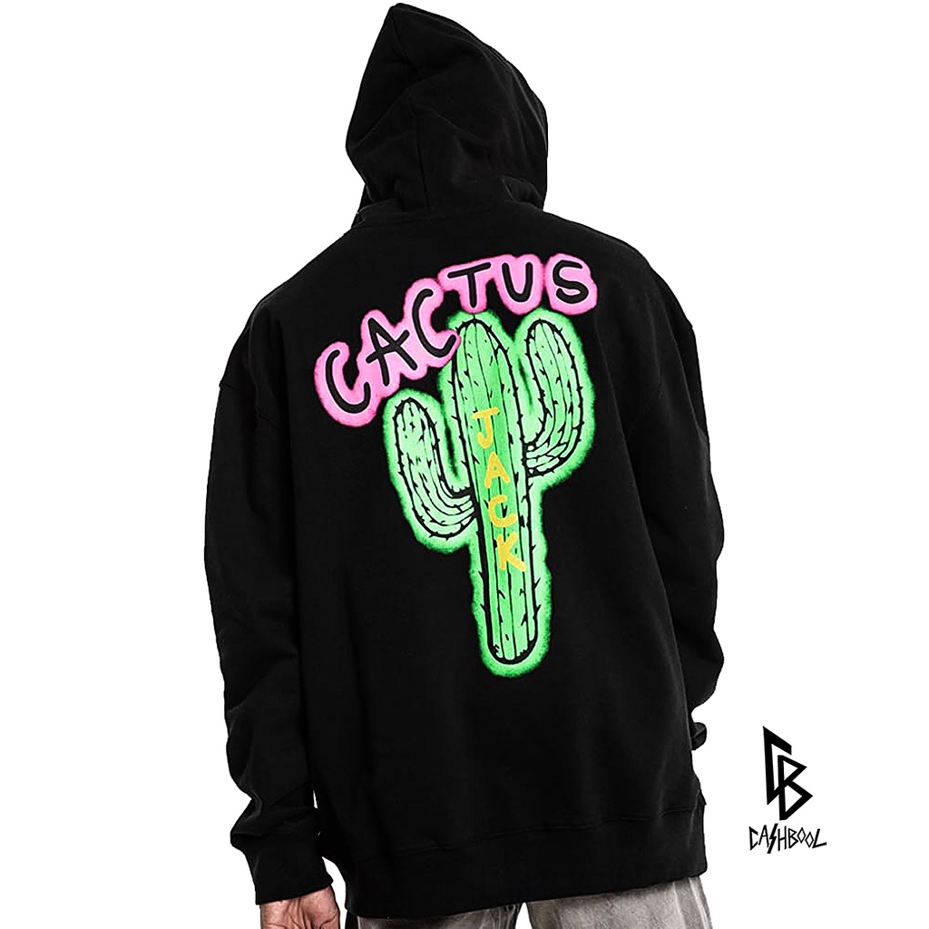 CASHBOOL Hoodie CACTUS Basic Tebal Sweatshirt  Oversize Size M - XXL ( Pria &amp; Wanita )