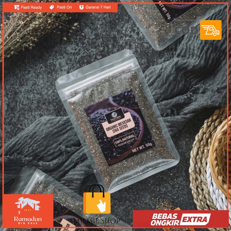 

Organic Mexican Chia Seeds / Chia Seed Organik 50gr