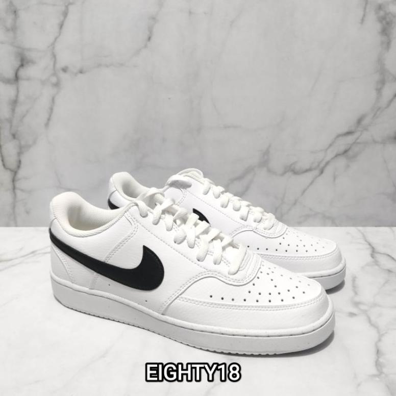 Sepatu Nike Original Court Vision Low White Black ( Original Resmi Nike Store) Qilpah