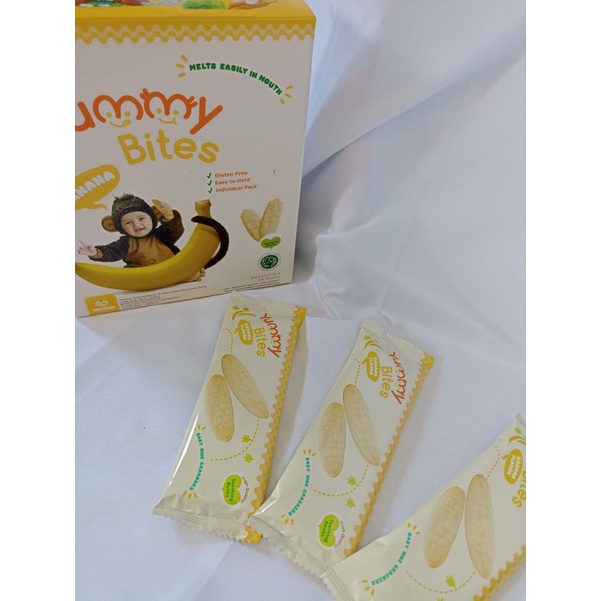 Yummy Bites Snack MPASI Bayi / Crackers Latihan Mengunyah Bayi