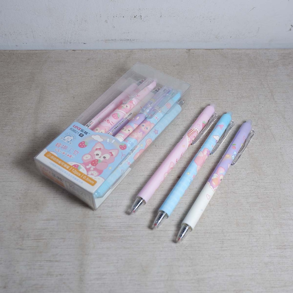 

Pulpen Cetek Karakter 0.5mm Bisa Di Hapus Murah Isi 12 Pcs