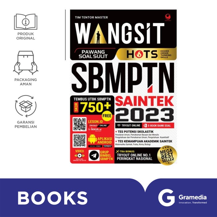 Terlaris Wangsit Hots Sbmptn Saintek 2023