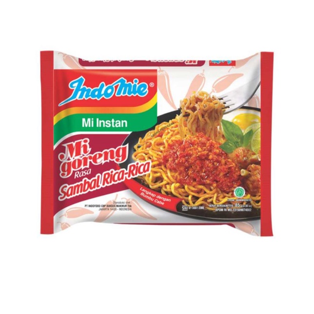 

Indomie Goreng Sambal Rica-Rica 85GR 1Pcs