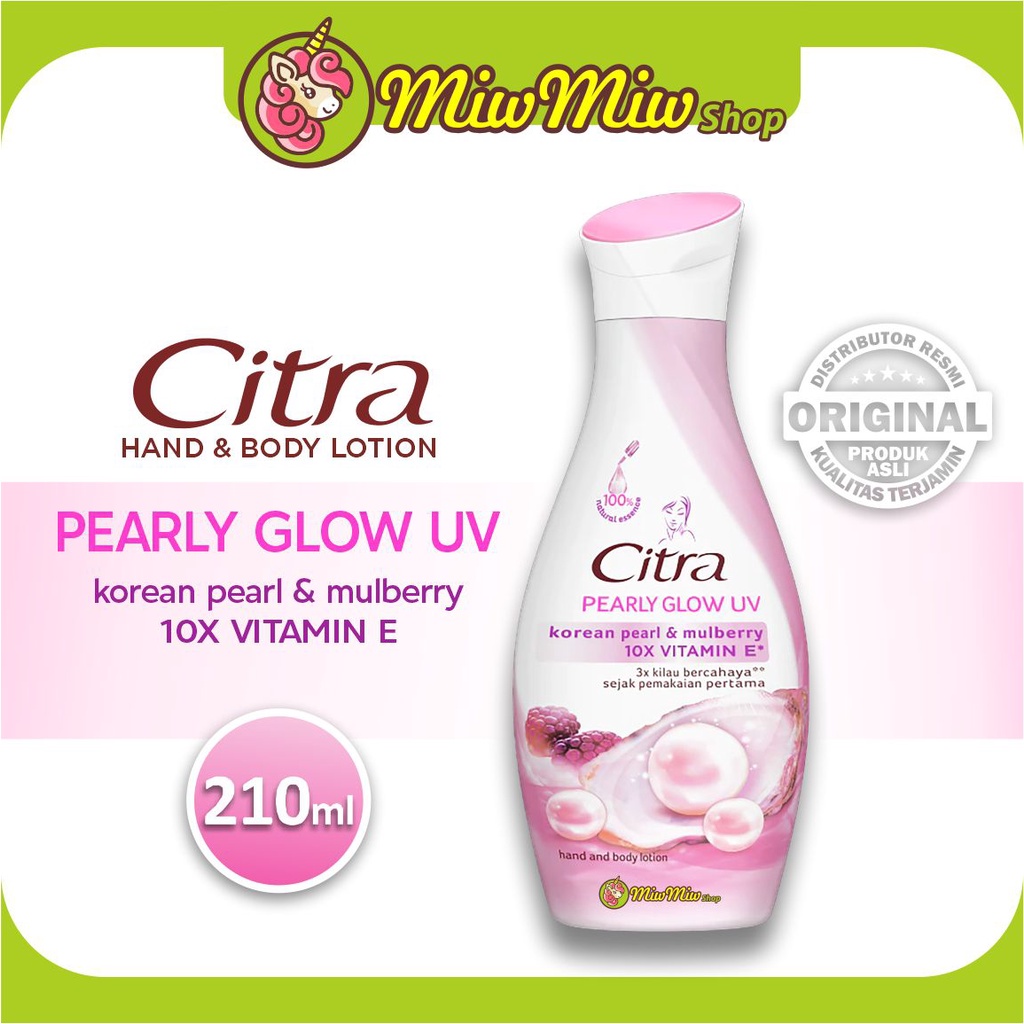 CITRA Hand &amp; Body Lotion Glow UV