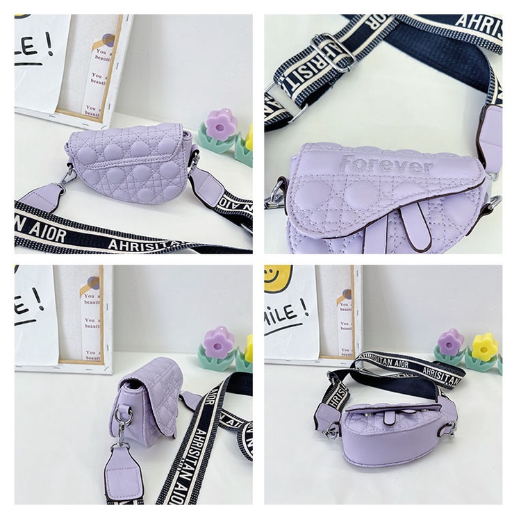 Tas Anak Selempang Perempuan Fashion Korea Kulit Dr Import