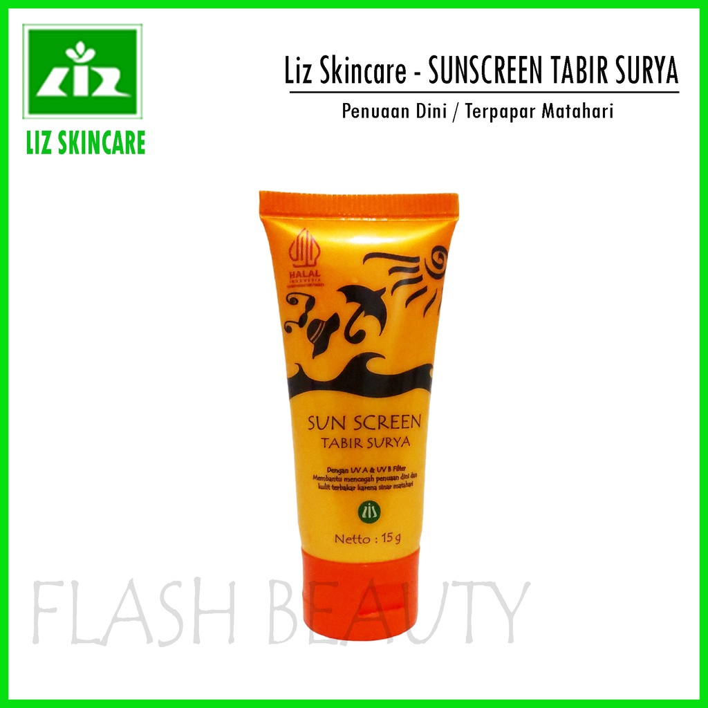 Liz Skincare Sunscren Tabir Surya ( Dengan YV A &amp; UV B Filter Membantu Mencegah Penuaan Din dan Kulit terbakar Karena SinarMatahari )