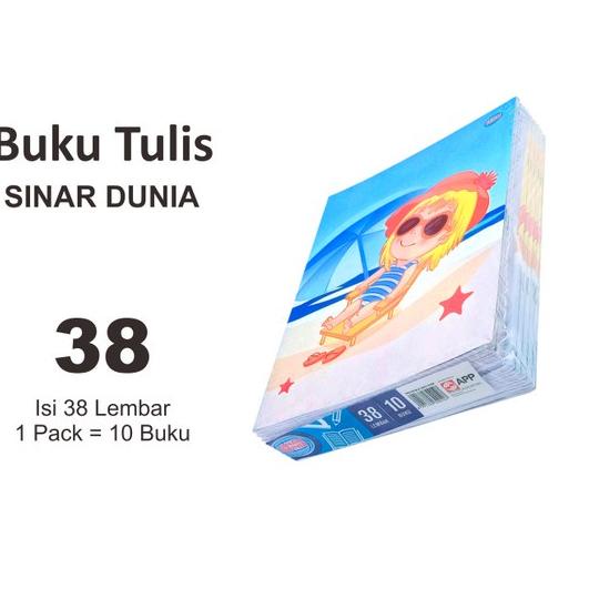 

12.12 Promo Brand BUKU TULIS SINAR DUNIA / SIDU 38 PER PACK serbuuu !