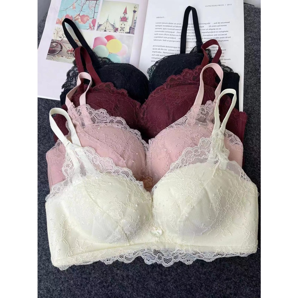 BRA / BH WANITA 8208 Pakaian dalam wanita BUSA TIPIS TIDAK ADA KAWAT SIZE 34-38 BH Seamless Brokat Bra Seamless Tanpa Kawat Wanita Pakaian Dalam Wanita Bh Sans Complexe Arum Underwired Bra Berkawat Tanpa Busa