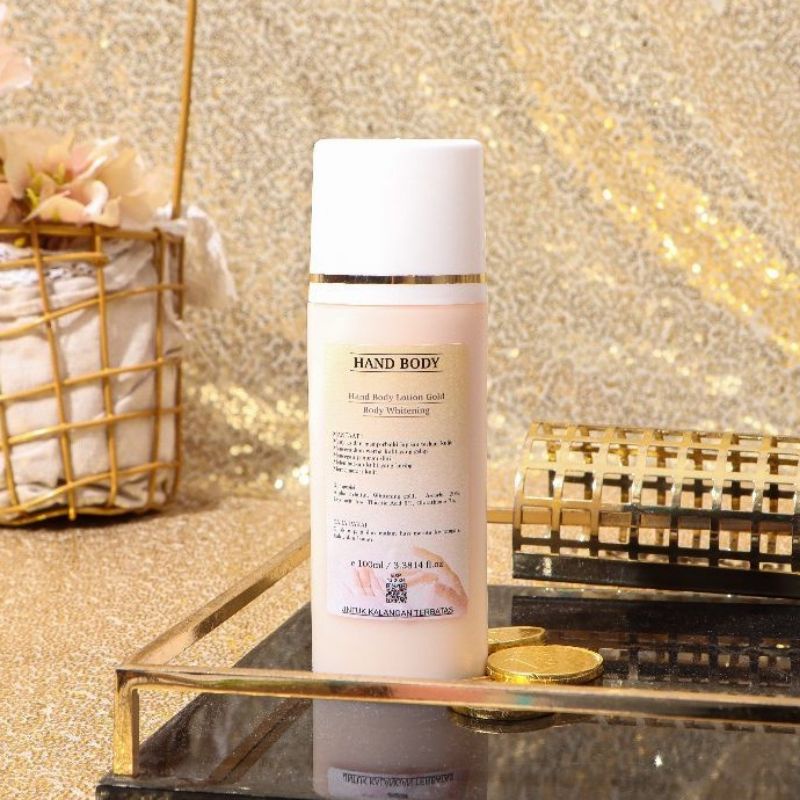 ‼️READY‼️WHITENING BODY LOTION GOLD - HANDBODY PEMUTIH BADAN - BODY LOTION CEPAT SIANG MALAM - HB HIGH DOSIS - DOSTING