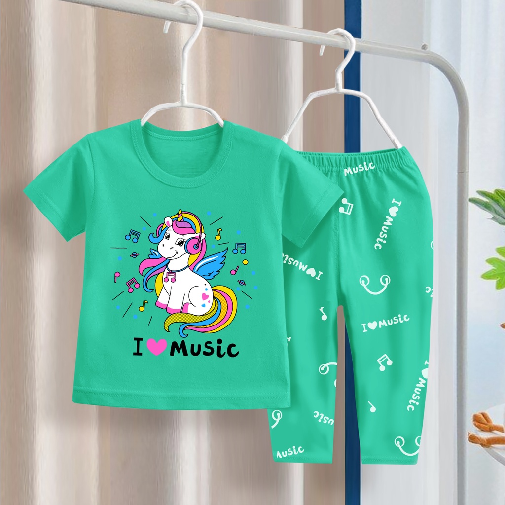 RAMORA SETELAN BAJU ANAK PEREMPUAN/ SET ANAK CEWEK CELANA PANJANG