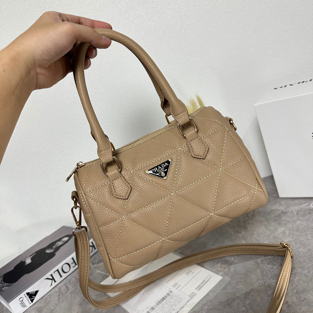 Pr4d4 Speedy Quilted Leather Bag 943 (FreeKantongKain+Bubble Wrap)