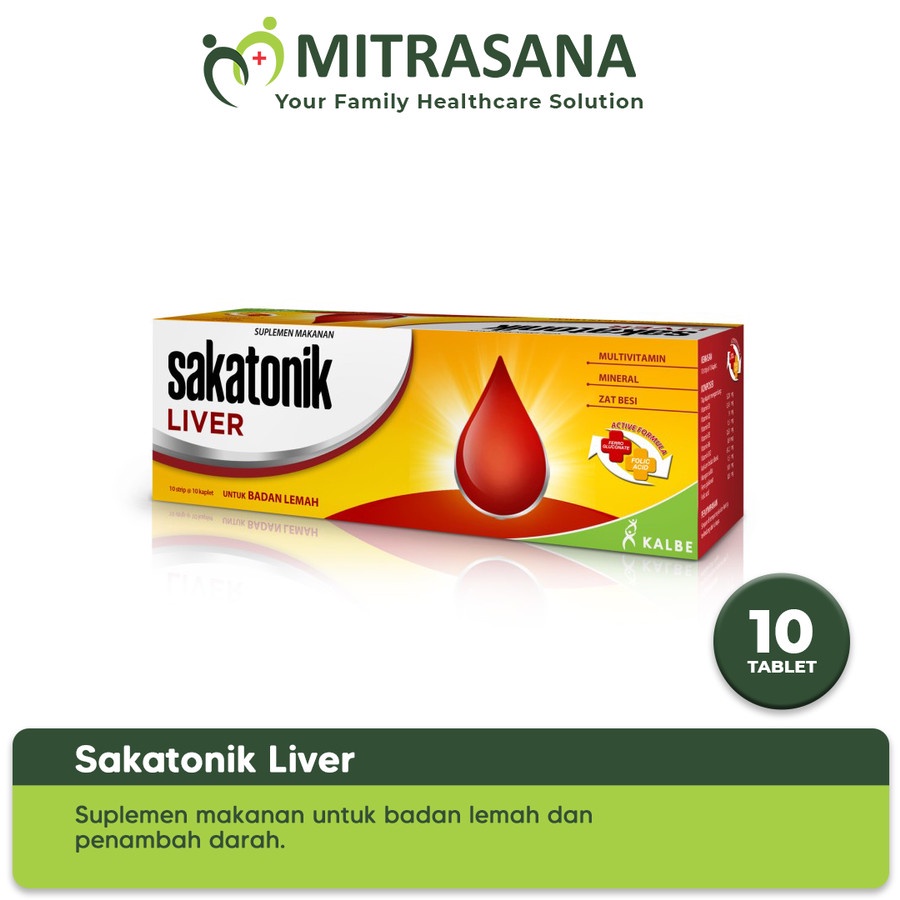 SAKATONIK LIVER TABLET - OBAT ANEMIA