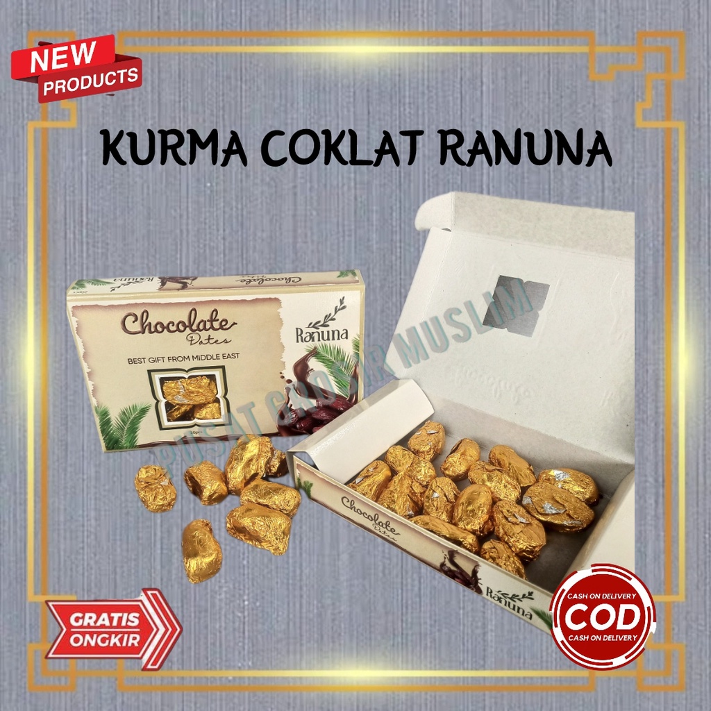 [GROSIR] Kurma Ranuna Kurma Coklat Kemasan Sukari Ranuna Kurma Madinah Box 255gr isi 20pcs Original Premium Hampers Best Quality