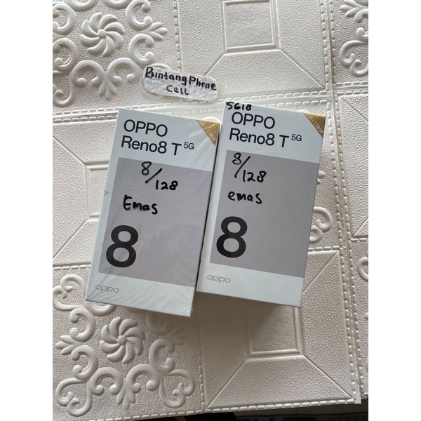 OPPO RENO8 T 5G 8/128GB NEW GARANSI RESMI