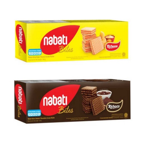 

Nabati Bites Wafer Krim Box 168gr