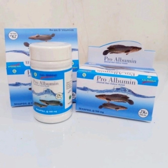 Kapsul Extra Ikan Kutu-Ikan Gabus Pro Albumin