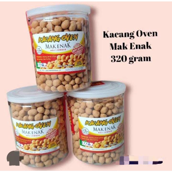 

Kacang Oven 320gr / Kacang Oven MakEnak ASLI JEMBER