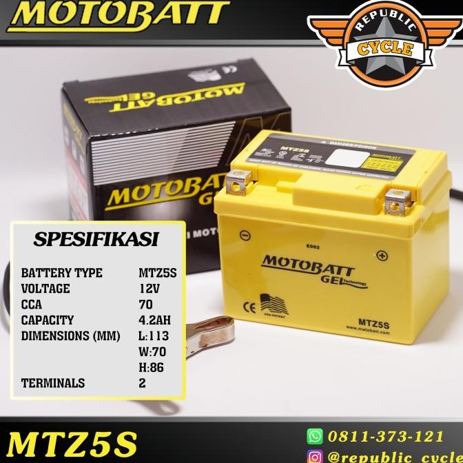 Aki Kering Yamaha Jupiter Z1 Motobatt Mtz5S Debezzz