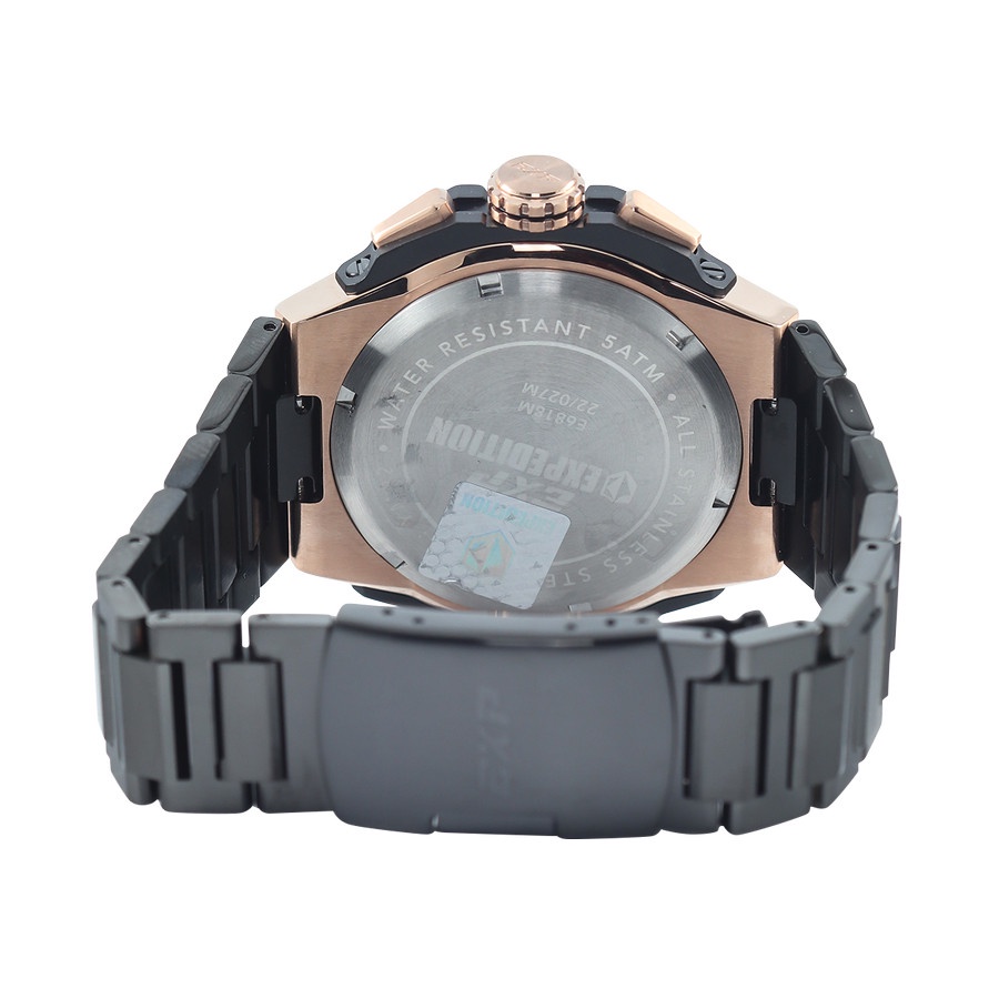 ORIGINAL Jam Tangan Pria Expedition E 6818 / E6818 / 6818 Garansi Resmi 1 Tahun, Rubber