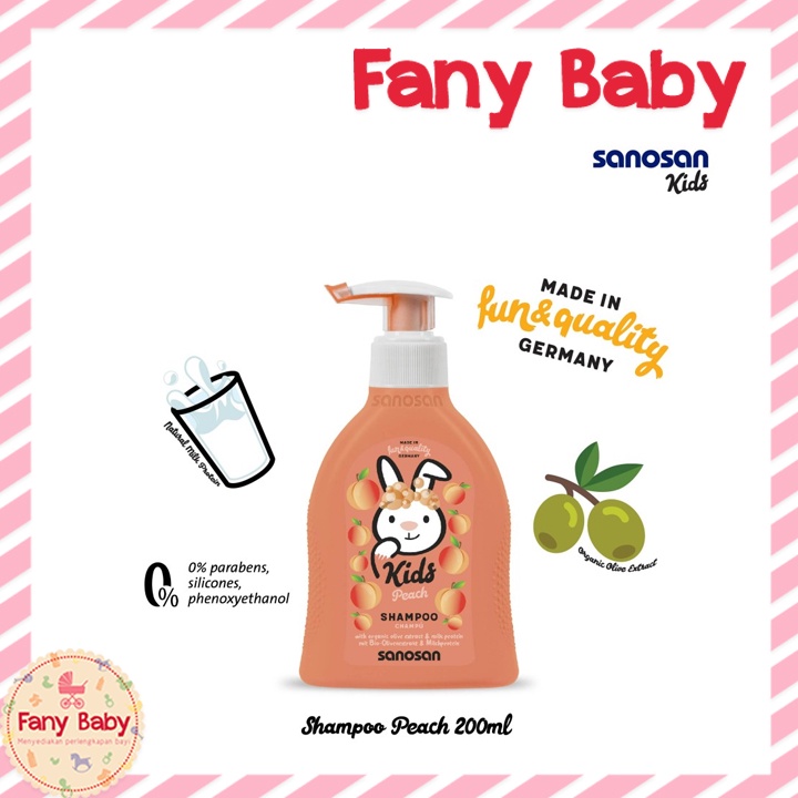 SANOSAN KIDS SHAMPOO 200ML