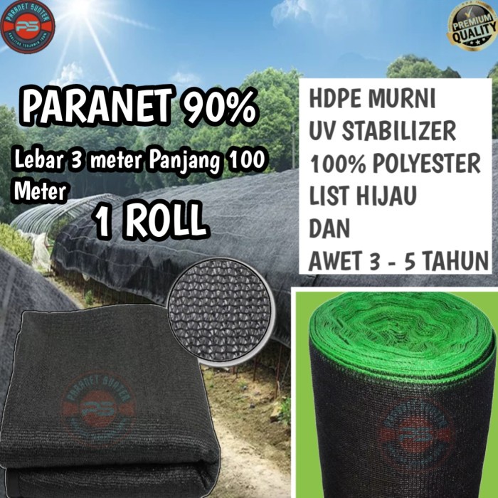 Terlaris Paranet 90% Impor 1 Roll Grade A+