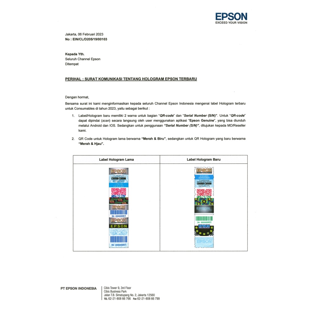 Tinta Epson 003 Original (Black, Cyan, Magenta, Yellow)