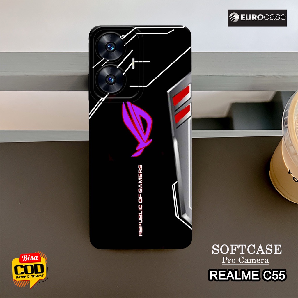 Soft Case Hp Realme C55 2023 Terbaru - Fashion Case GAMING - Casing Realme C55 Terbaru - Kesing Hp R