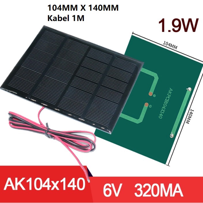 SOLARCELL PANEL SURYA TENAGA MATAHARI SOLAR CELL KECIL 68*36mm MINI 5V