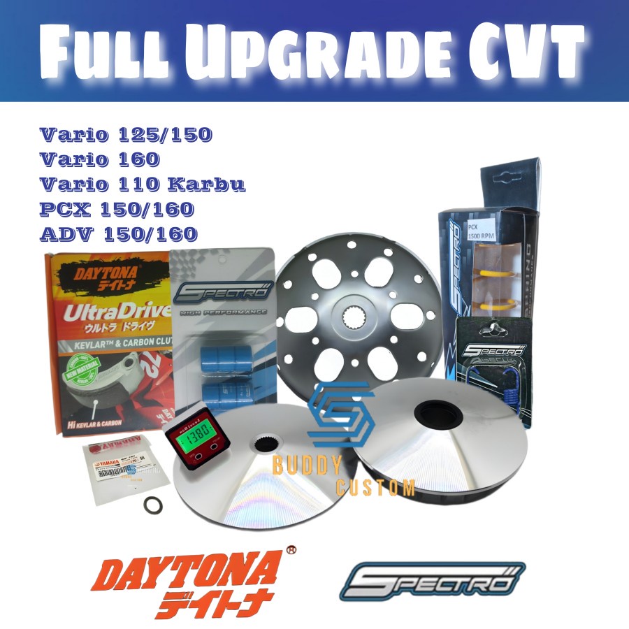 Paket full Upgrade CVT Vario 125 PCX 150 160 ADV 150 160 - Paket Upgrade CVT Vario 125 150 PCX 150 A