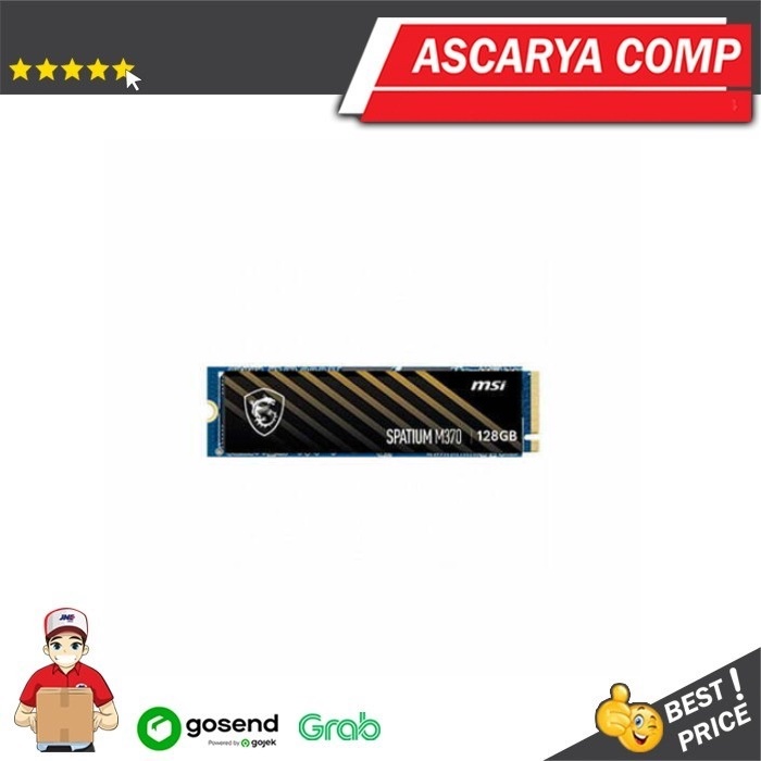 MSI SSD SPATIUM M370 M.2 Pcie Gen3 Nvme 2280 128GB