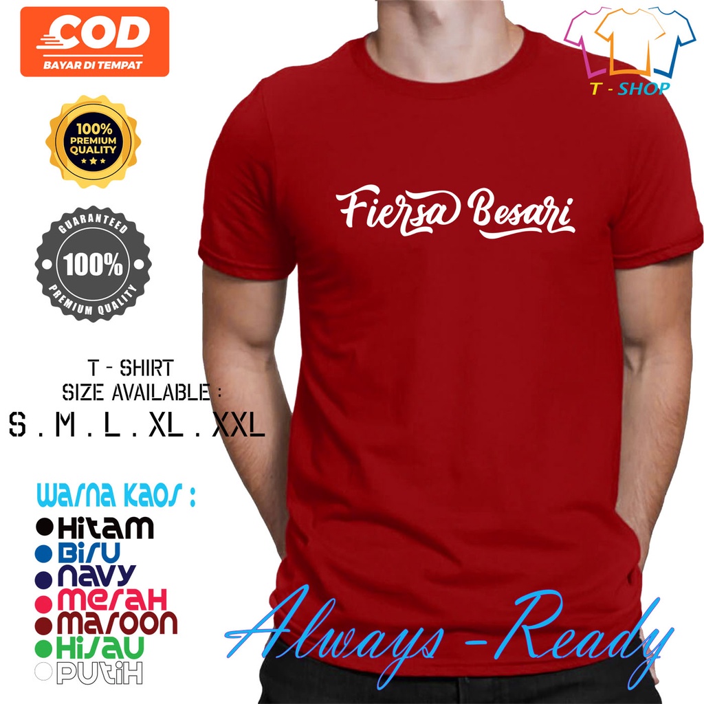 Kaos Baju Fiersa Besari Kaos Distro Pria/Wanita Terlaris