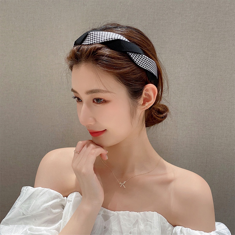 Bando Twist Korea Wanita Bondu Kepang Simpul Bandu Lebar Twist Headband Bandana Import Model Terbaru BDO 14