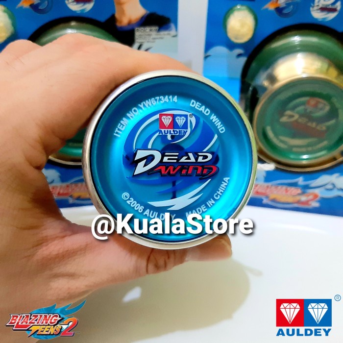 DISKON SHOPE/ YOYO AULDEY ORIGINAL BLAZING TEENS DEAD WIND METAL PREMIUM CONTEST HQ