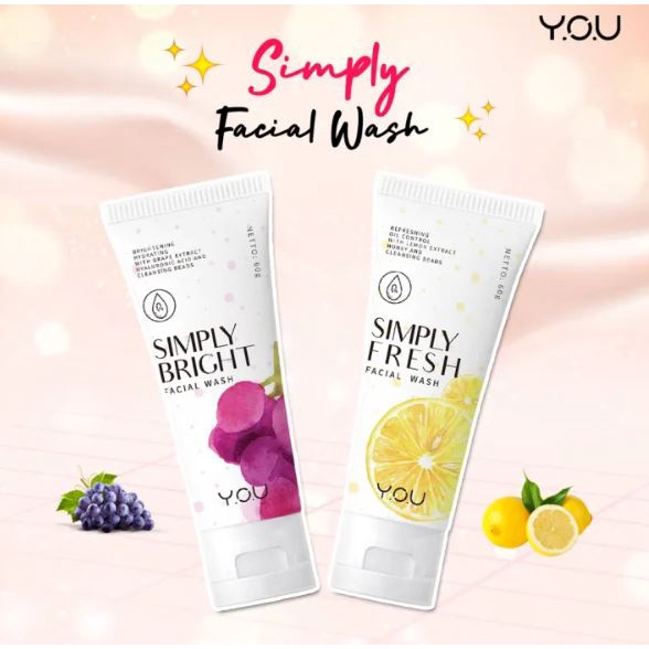 You Simply Facial Wash Series | Bright | Fresh