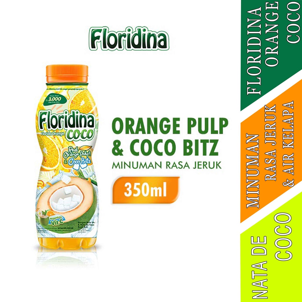 

2in1 Tropical Freshness- Floridina Coco- Minuman Kelapa Jeruk- 350ml