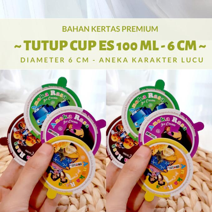 =====] TUTUP CUP ICE CREAM - TUTUP CUP ES CREAM INSTAN - TUTUP PAPER CUP