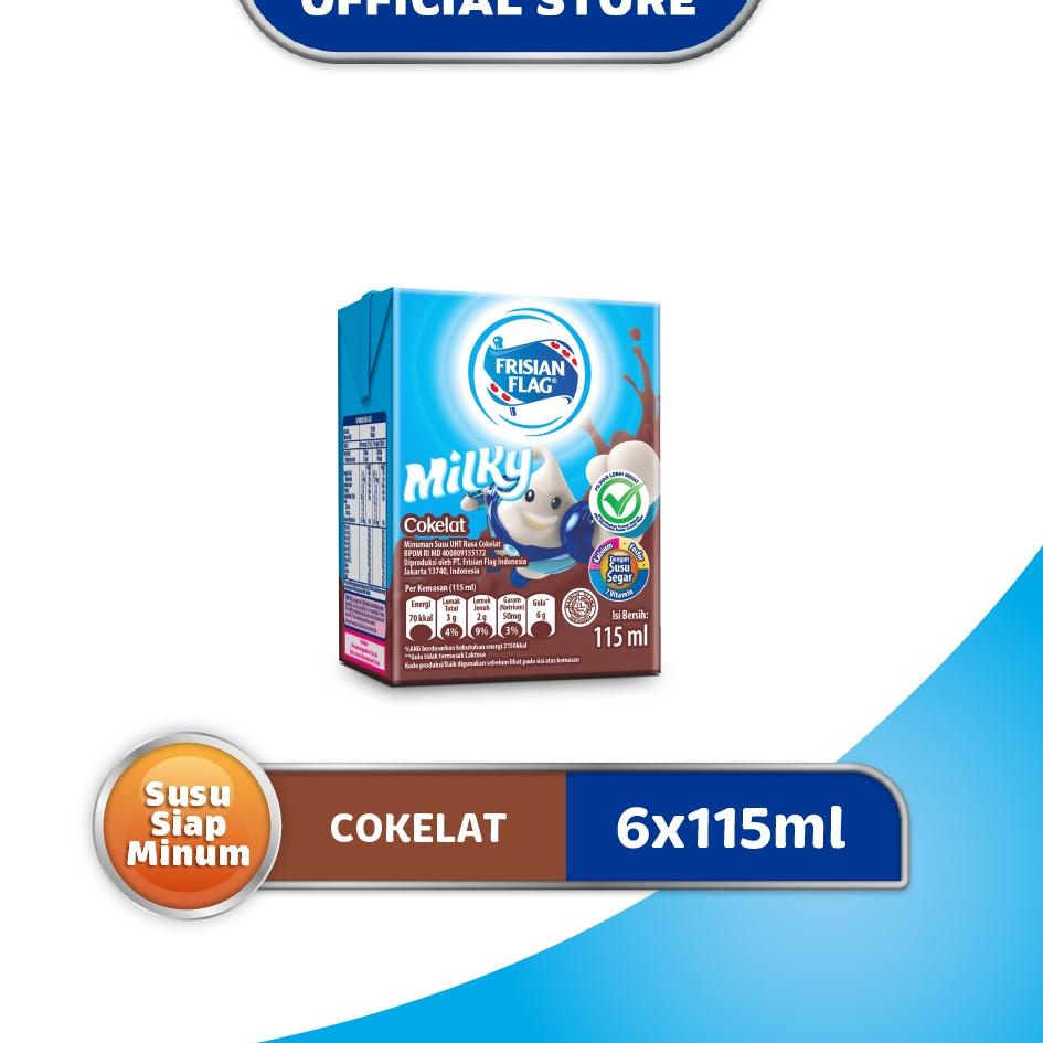 

12.12 MALL Frisian Flag UHT Milky Cokelat 115ml (6pcs) Multipack