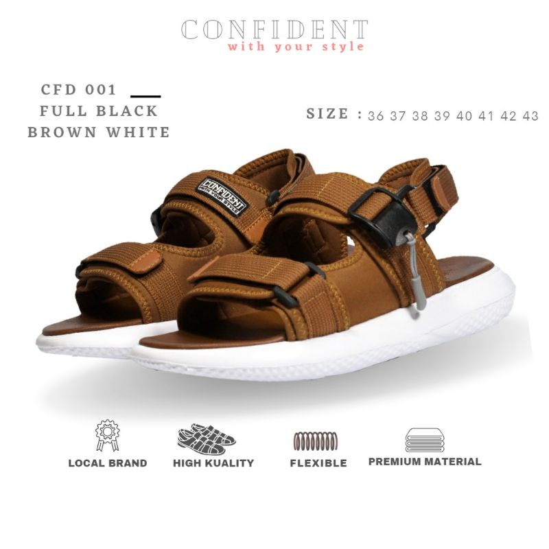 Confident - 001 - Sandal Gunung Pria & Wanita