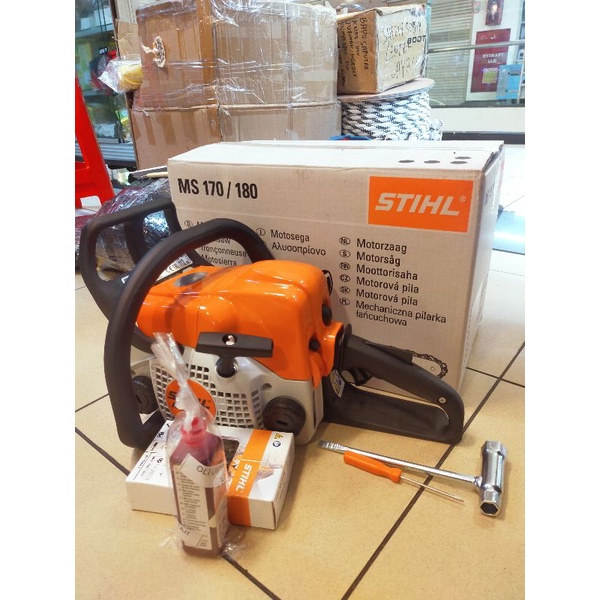 Mesin Potong Kayu 16 Inch / Chain Saw Stihl MS 180 Berkualitas